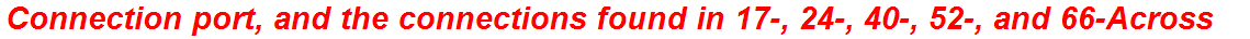 Connection port, and the connections found in 17-, 24-, 40-, 52-, and 66-Across