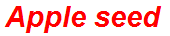 Apple seed