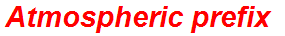 Atmospheric prefix