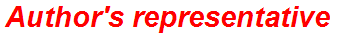 Author's representative