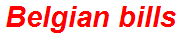 Belgian bills