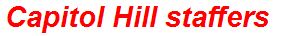 Capitol Hill staffers