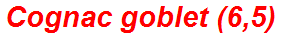 Cognac goblet (6,5)