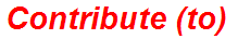 Contribute (to)