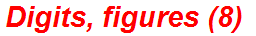 Digits, figures (8)