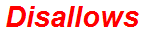 Disallows