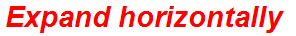 Expand horizontally