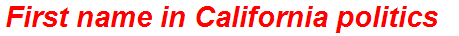 First name in California politics