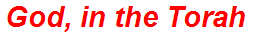 God, in the Torah