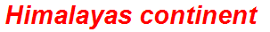 Himalayas continent