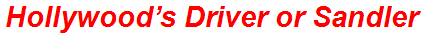 Hollywood’s Driver or Sandler
