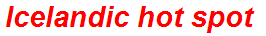 Icelandic hot spot