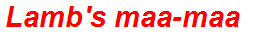 Lamb's maa-maa