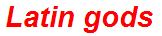 Latin gods