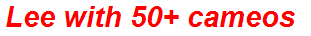 Lee with 50+ cameos