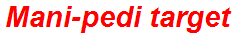 Mani-pedi target
