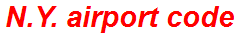 N.Y. airport code