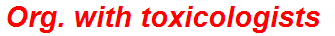 Org. with toxicologists