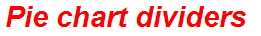 Pie chart dividers