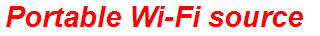 Portable Wi-Fi source