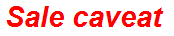 Sale caveat