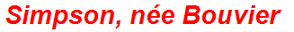 Simpson, née Bouvier