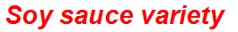 Soy sauce variety