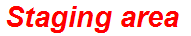 Staging area