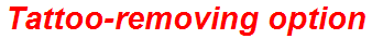 Tattoo-removing option