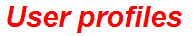 User profiles