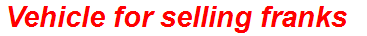 Vehicle for selling franks