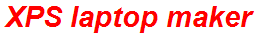 XPS laptop maker