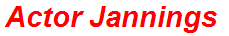 Actor Jannings