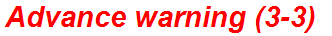 Advance warning (3-3)