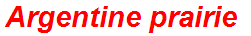 Argentine prairie