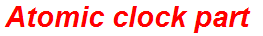 Atomic clock part