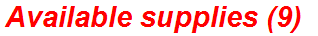 Available supplies (9)