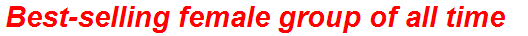 Best-selling female group of all time