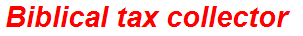Biblical tax collector