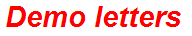 Demo letters
