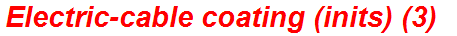 Electric-cable coating (inits) (3)