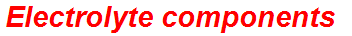 Electrolyte components