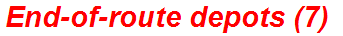 End-of-route depots (7)