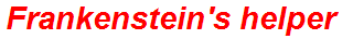 Frankenstein's helper