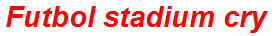 Futbol stadium cry