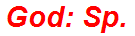 God: Sp.