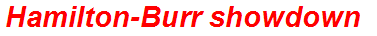 Hamilton-Burr showdown