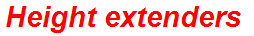 Height extenders