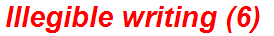 Illegible writing (6)
