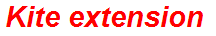 Kite extension